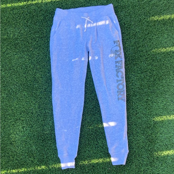 Women’s (juniors) Fox Factory Gray Sweatpants Size Small - Picture 2 of 4